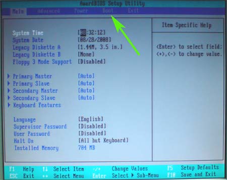 BIOS畫面示意圖 BIOS畫面示意圖