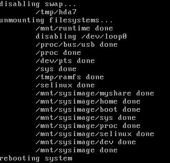 安裝完畢後,重新開機的示意圖 安裝完畢後,重新開機的示意圖