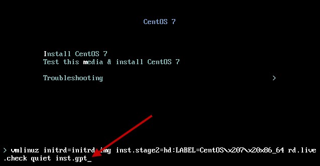 加入額外的核心參數修改安裝程序 加入額外的核心參數修改安裝程序