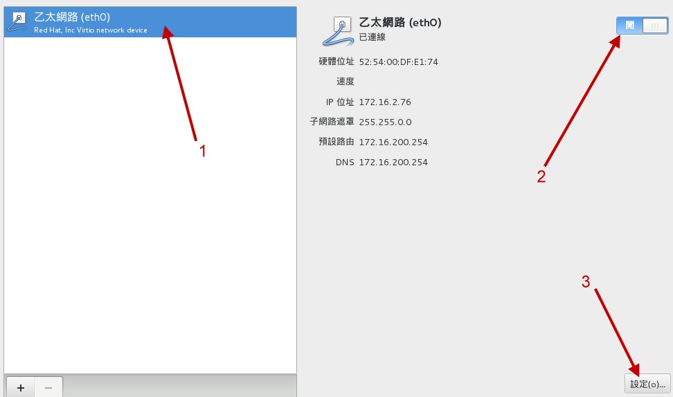 網路設定示意圖 網路設定示意圖