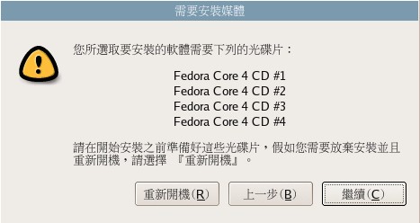 圖 35 、確定您所擁有的光碟 圖 35 、確定您所擁有的光碟