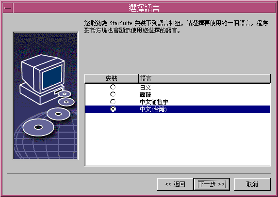 第一次執行 star office 的啟動流程 第一次執行 star office 的啟動流程
