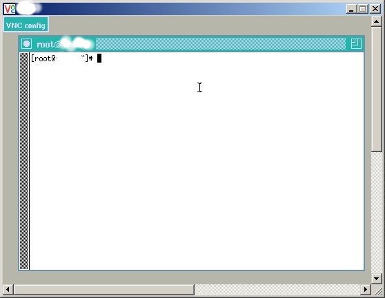 使用 twm 連線為 VNC Server 的執行範例 使用 twm 連線為 VNC Server 的執行範例
