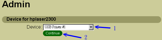 CUPS 的管理介面示意圖 CUPS 的管理介面示意圖