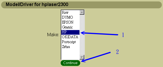CUPS 的管理介面示意圖 CUPS 的管理介面示意圖