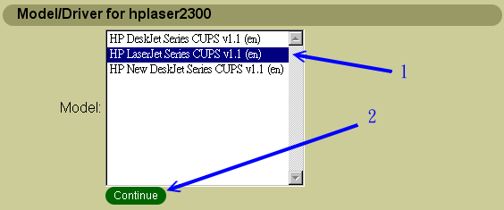 CUPS 的管理介面示意圖 CUPS 的管理介面示意圖